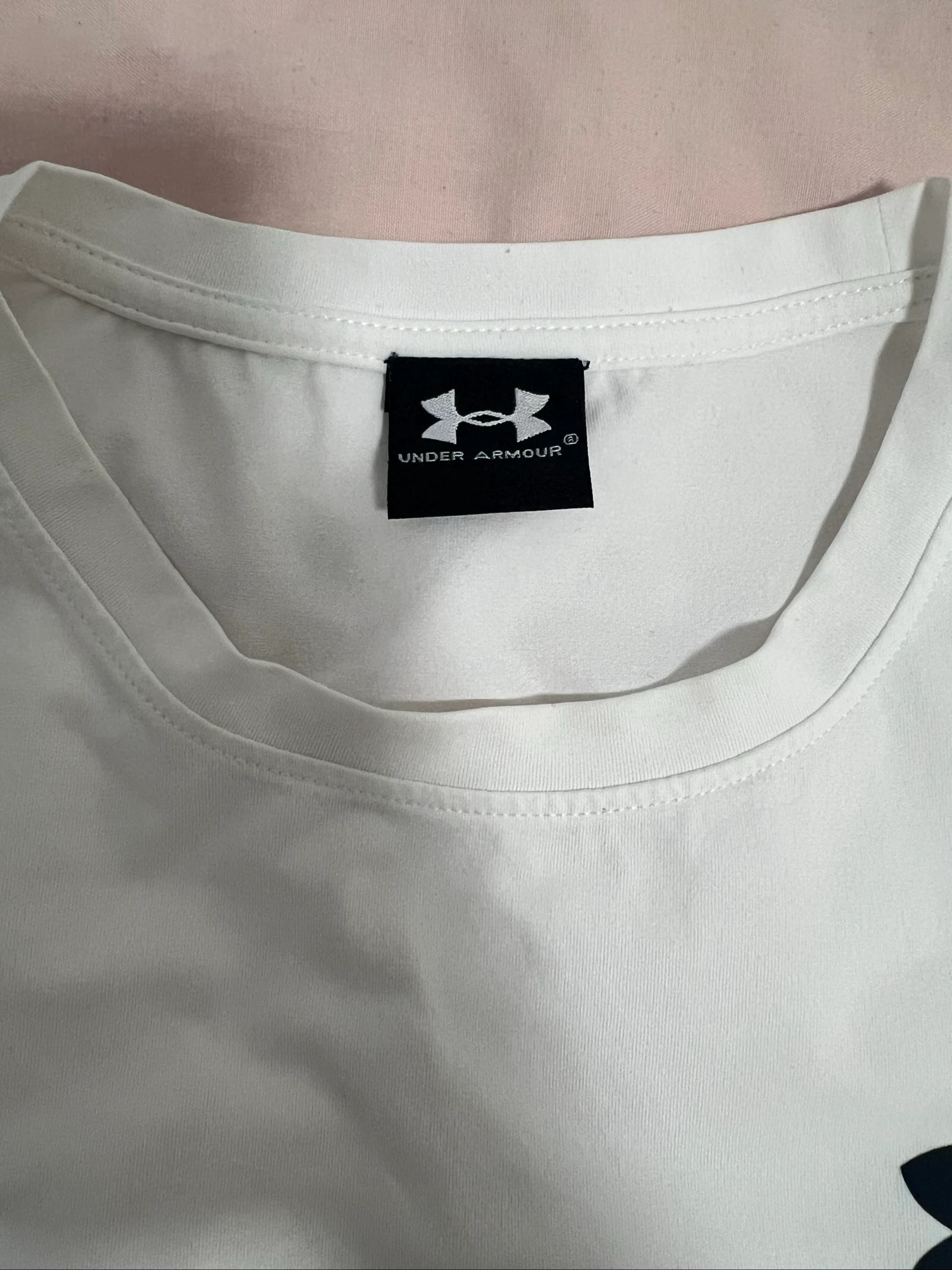 T-shirt Under Armour blanc – photo 2